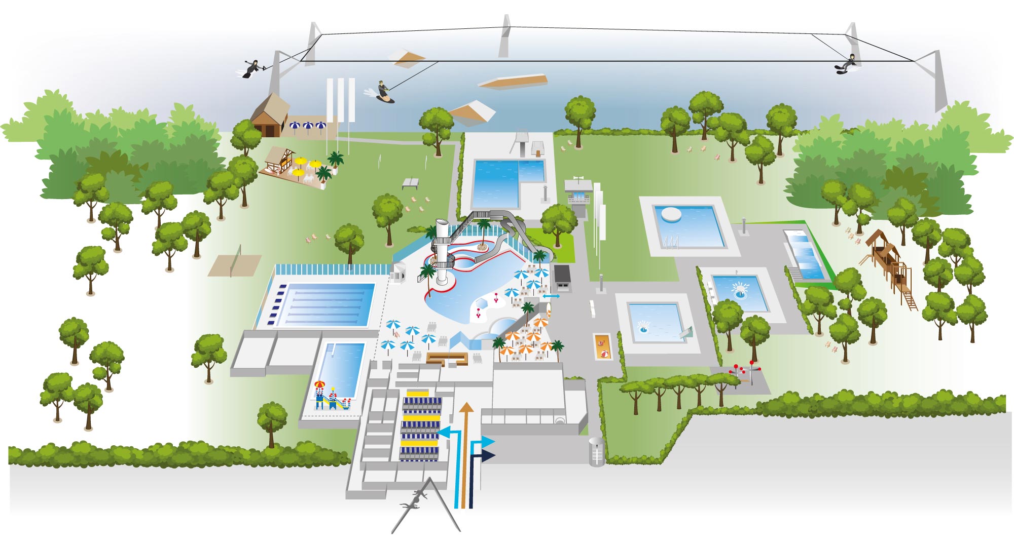 zwembad weert plattegrond