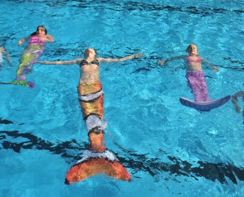 Zeemeermin kinderfeestje zwembad de IJzeren Man