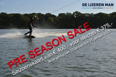 Pre season sale waterskibaan de IJzeren Man